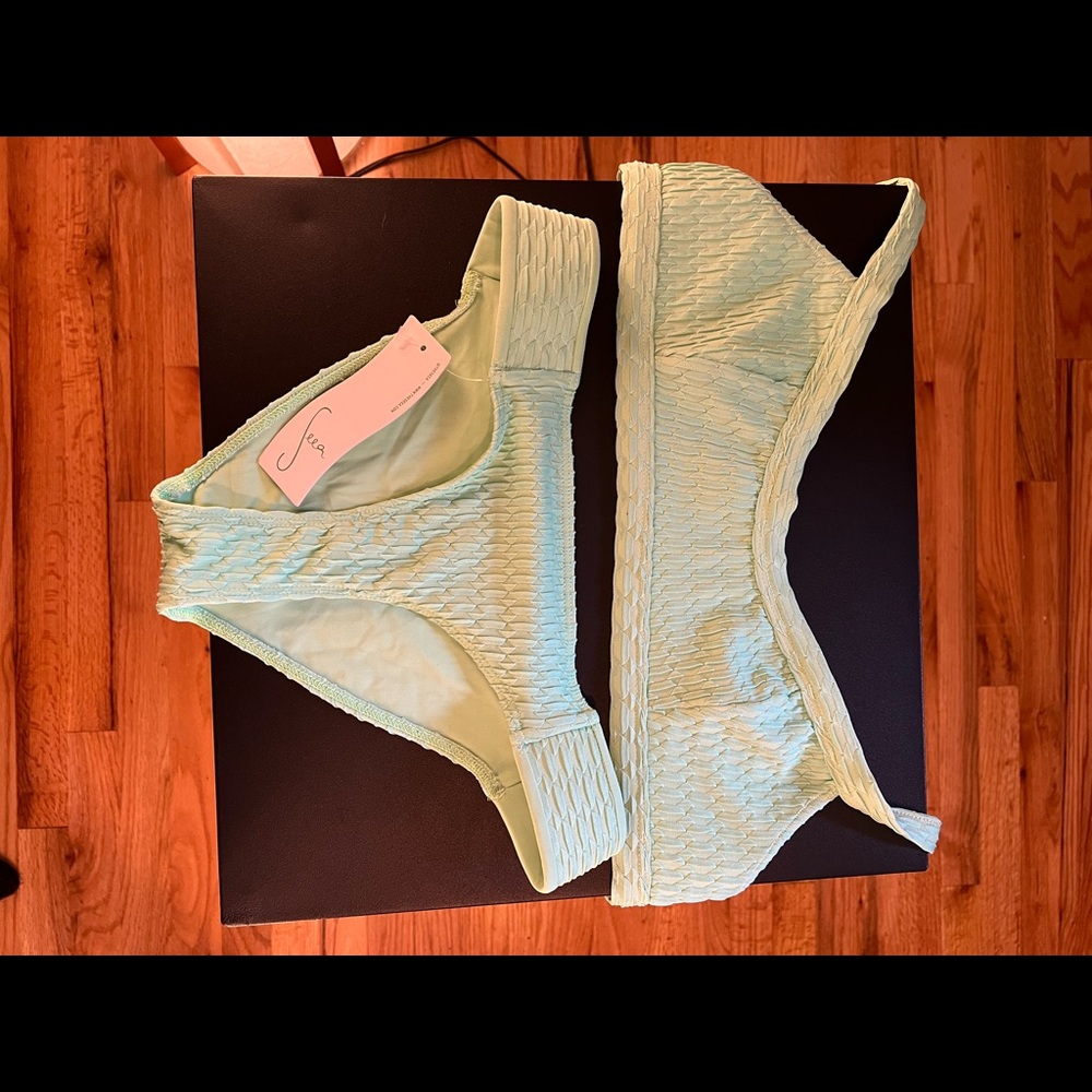 Seea Bikini Set Flor Zoe in Yerba - Medium NWT